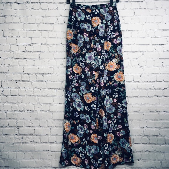 Tobi Floral Dress Flow Wide Leg Pants Size Small S - Picture 2 of 8